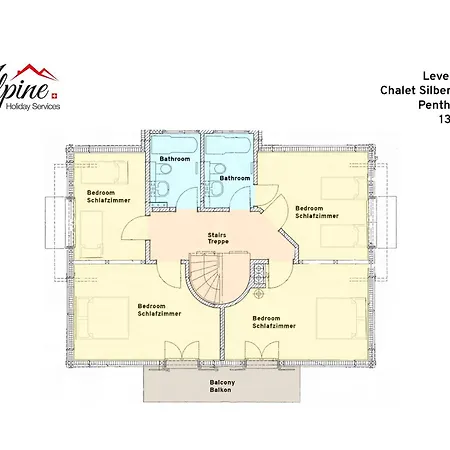 Appartement Silberhorn Penthouse Wengen