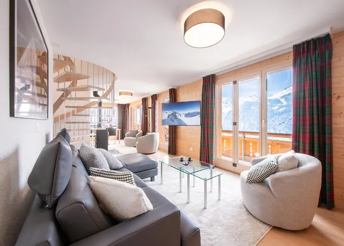 アパート Silberhorn Penthouse *