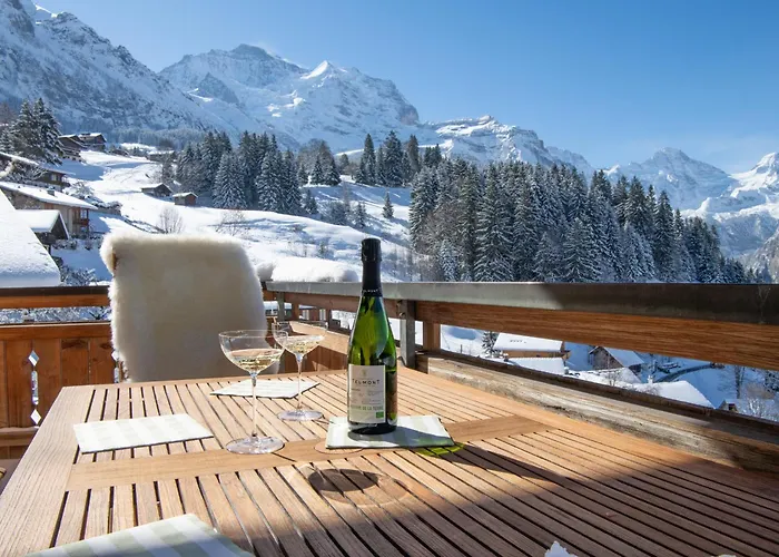 Silberhorn Penthouse アパート ヴェンゲン