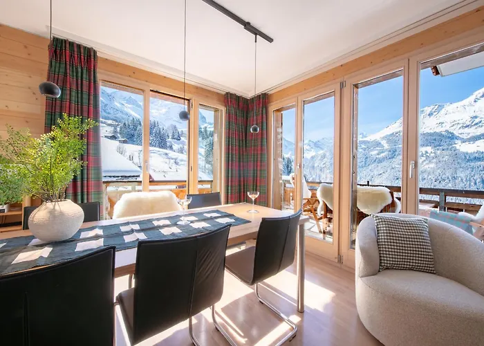 Daire Silberhorn Penthouse Wengen