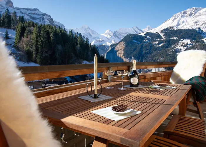 アパート Silberhorn Penthouse *